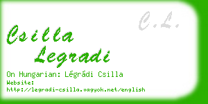 csilla legradi business card