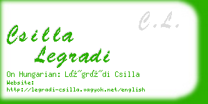 csilla legradi business card